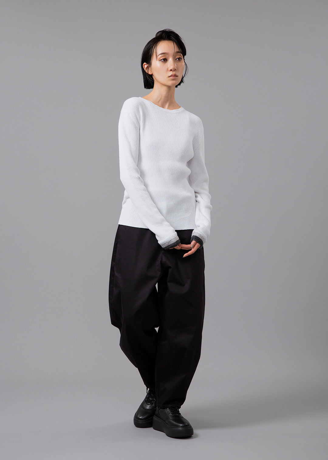 Play Pile Cuff Knit 12gg Cotton