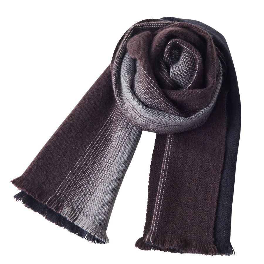 Wool Cashmere Reversible Muffler