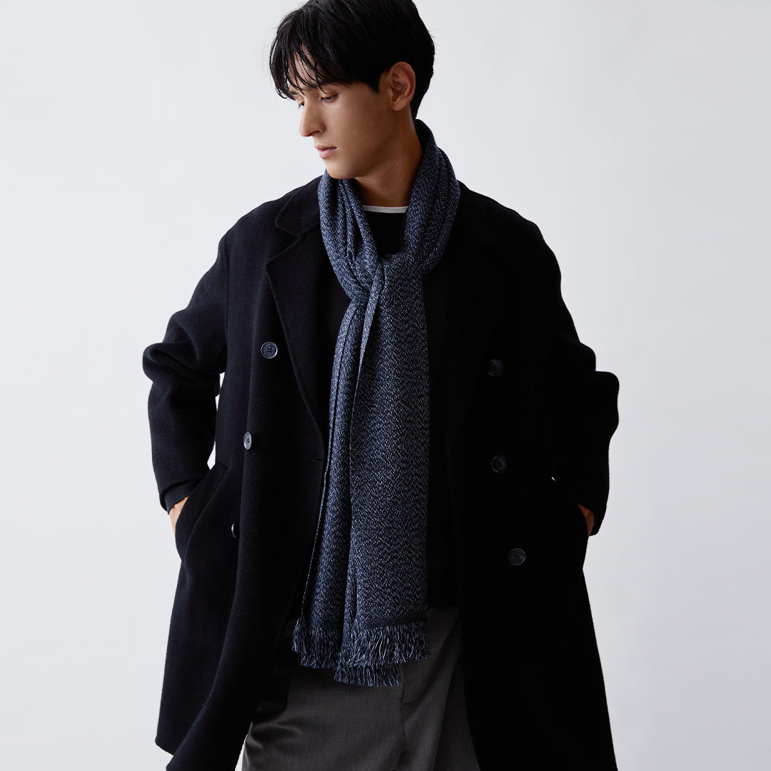 Merino Wool Tweed Stole