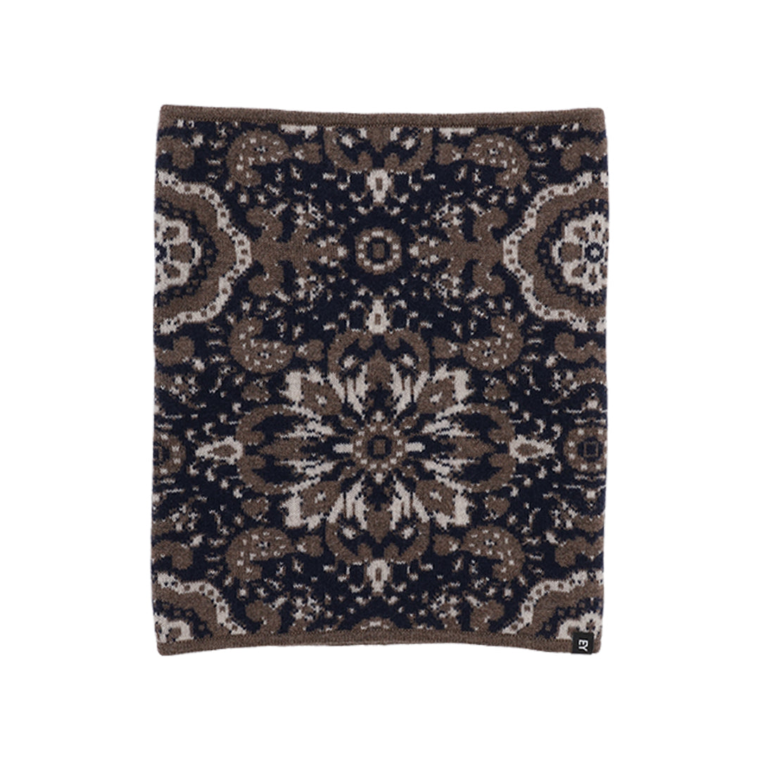 Xing Paisley Neck Warmer 12gg Wool