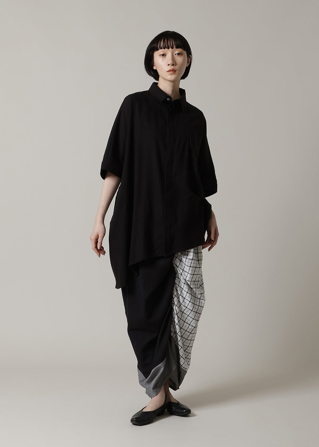 Asymme Side Long SH 150tw Khadi
