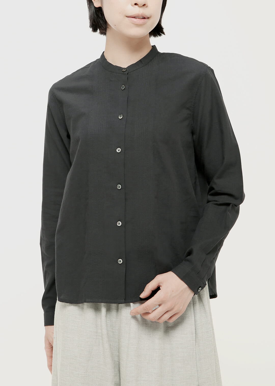 150dt Khadi Stand Collar Shirt