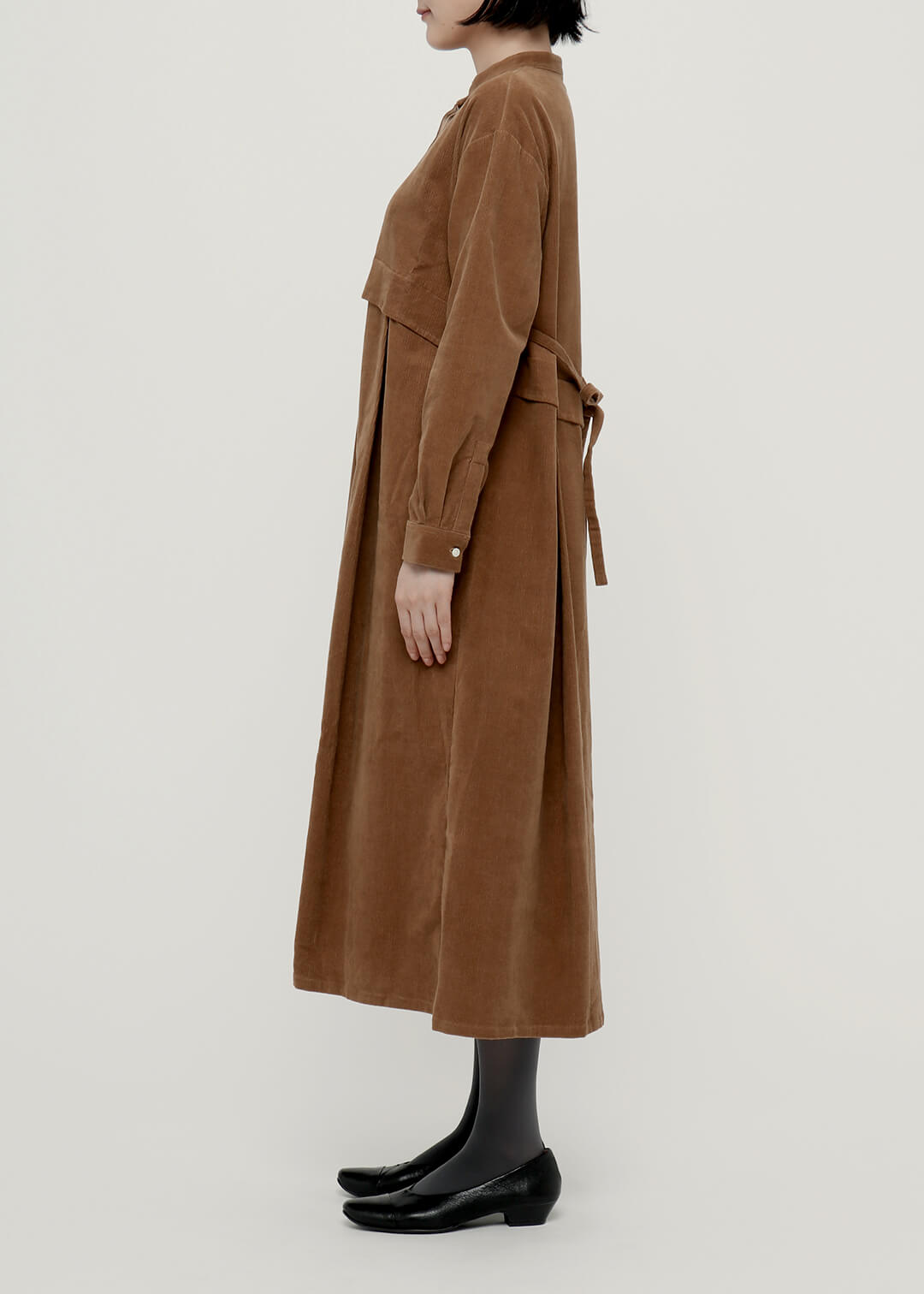 Corduroy Fly Front Stand Collar OP