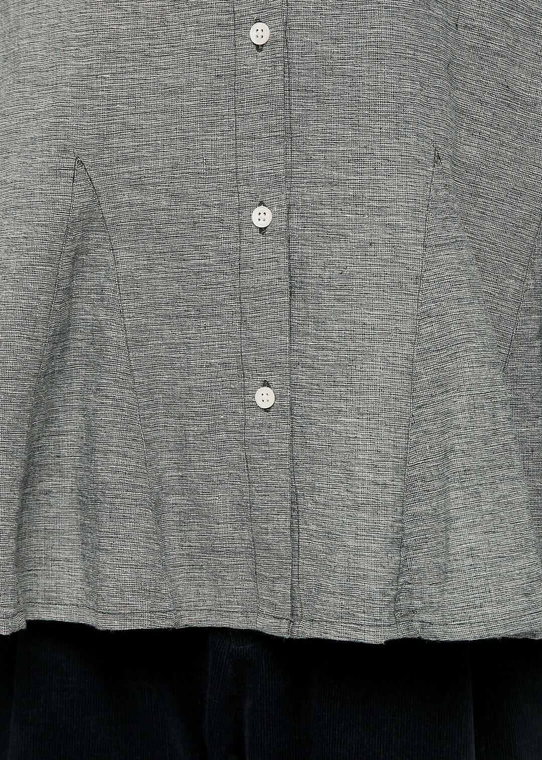 Summer Oxford Godet Blouse