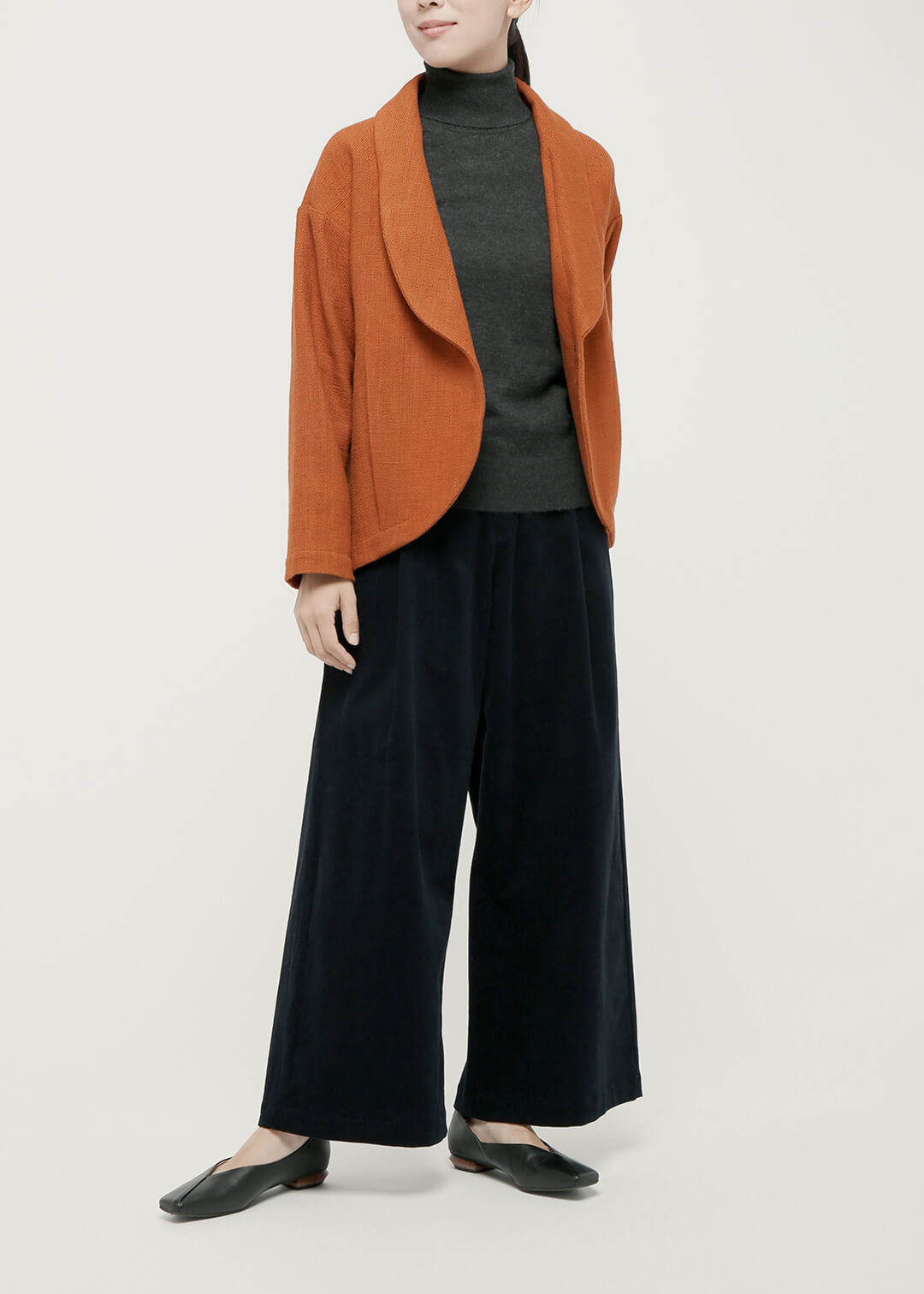 0 Khadi Cocoon Short Coat