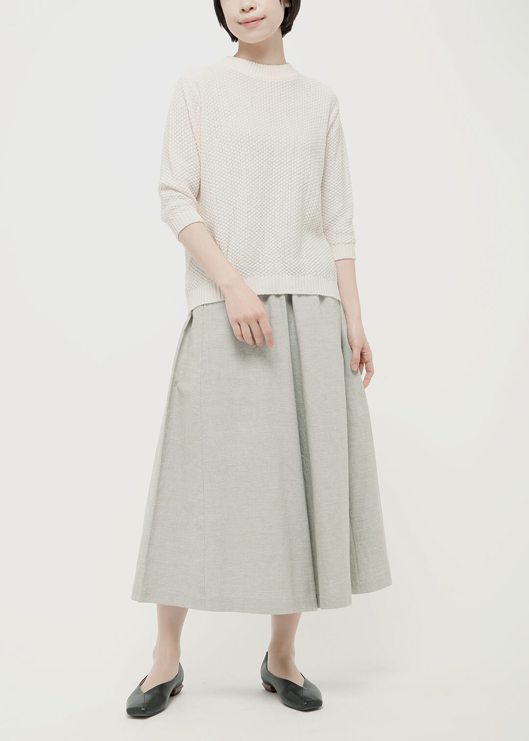 7gg Cotton Bubble Knit Pullover