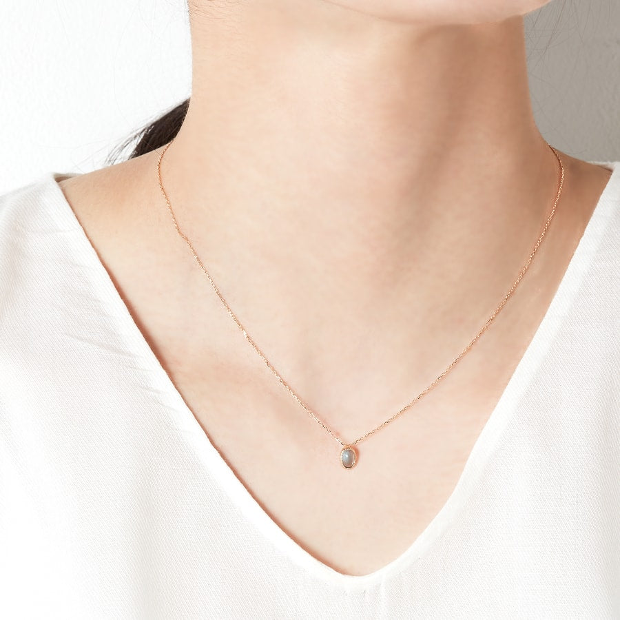 Sazanami oval ネックレス