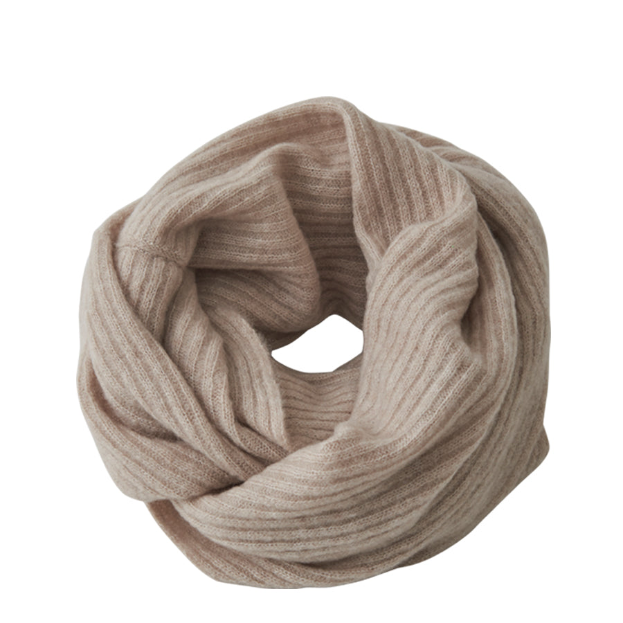 Silk Cashmere Rib Snood