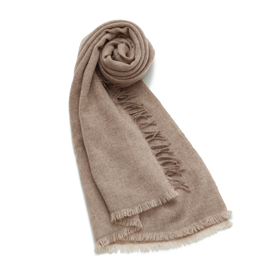 Cashmere Hand Twisted Fringe Stole