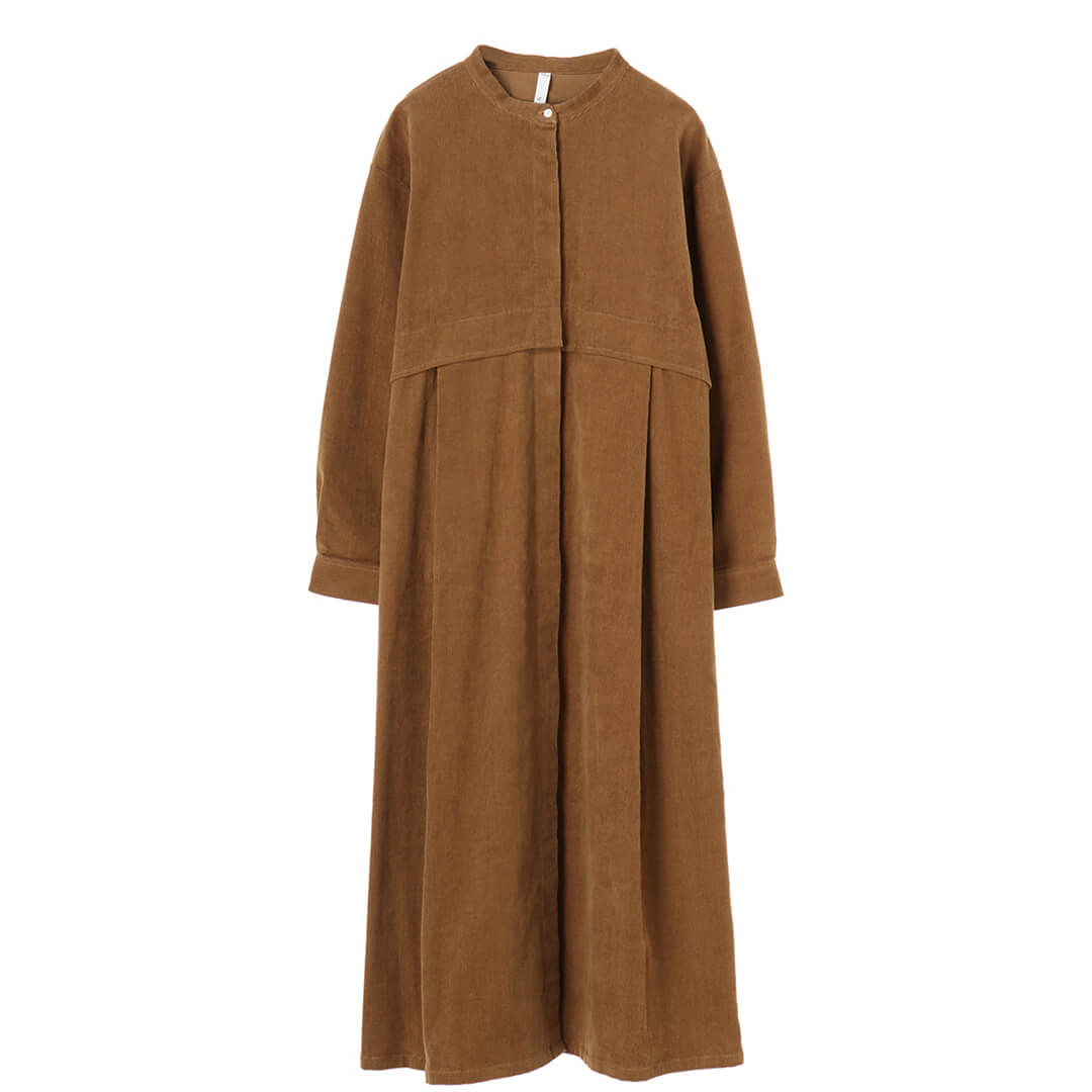 Corduroy Fly Front Stand Collar OP