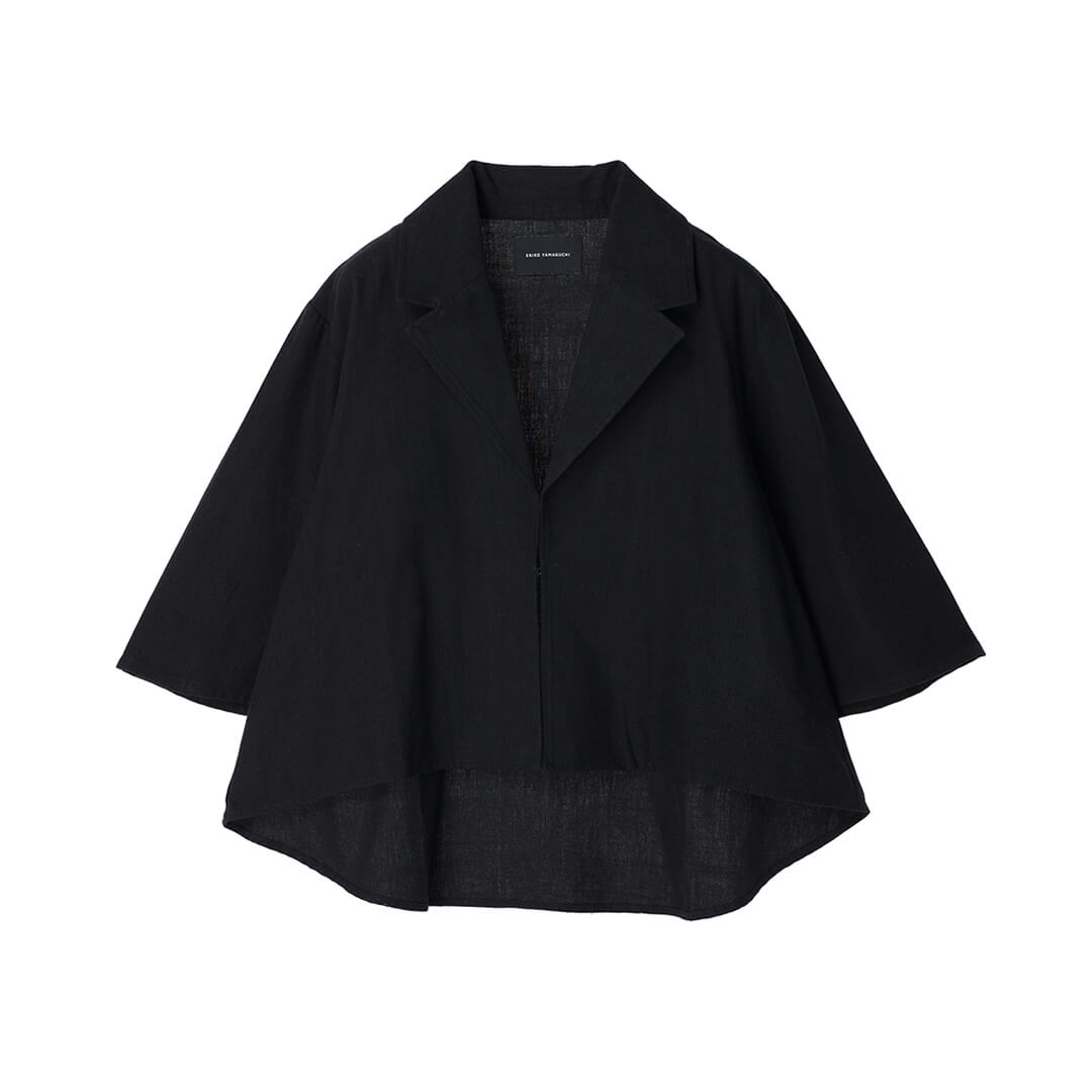 Kaname Short Jacket Linen Khadi