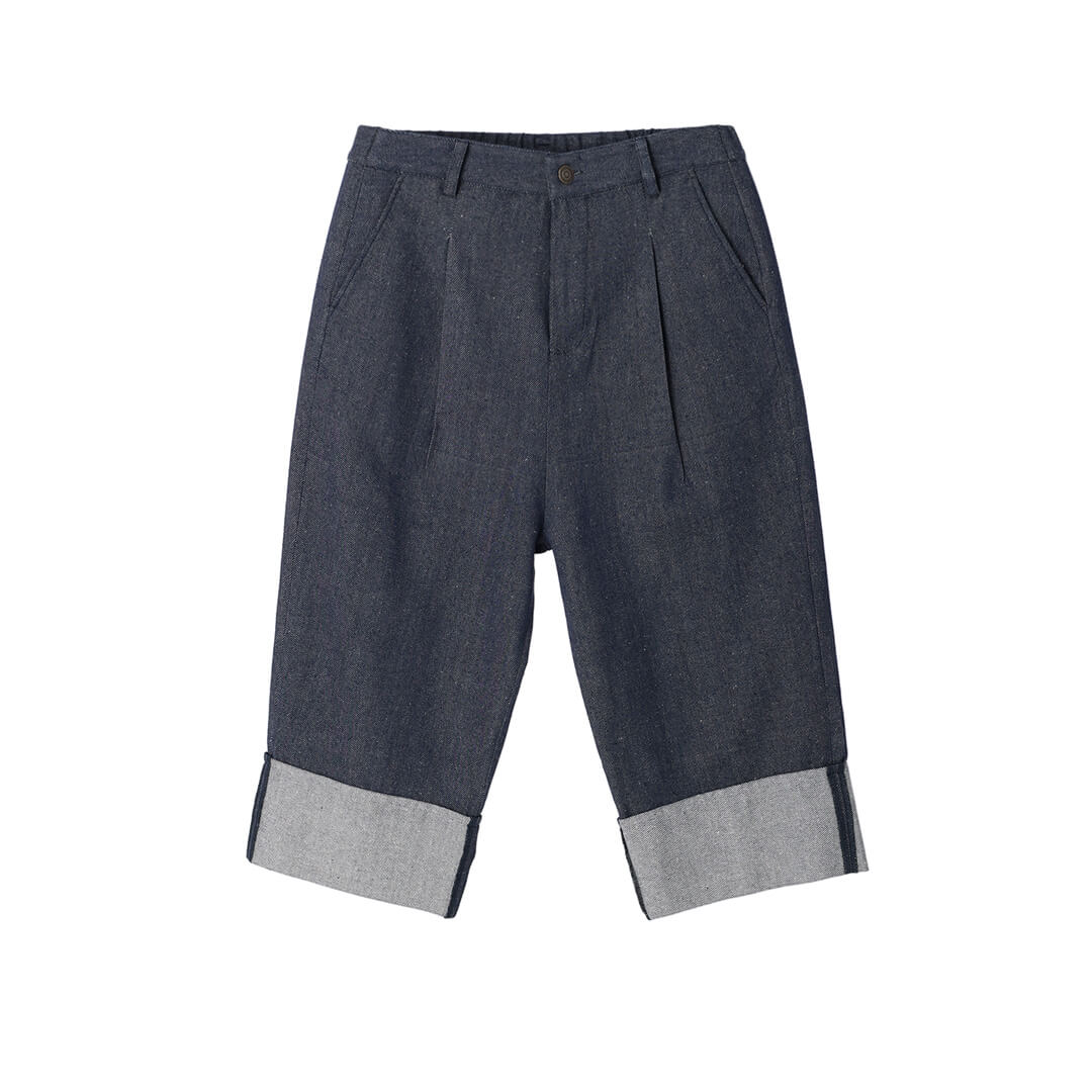 Rinne Half Pants Recycled Denim